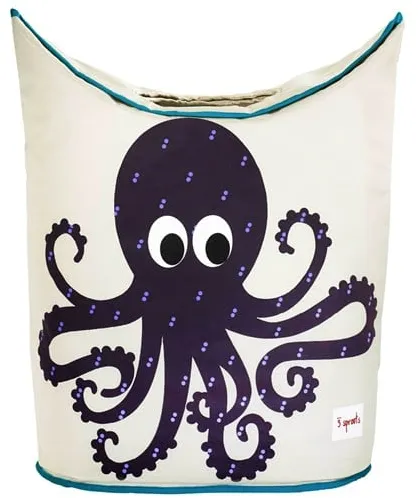 3 Sprouts Vasketøjskurv, Octopus
